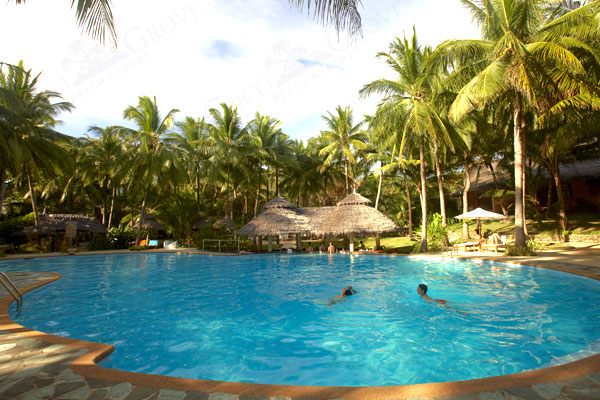 Resort Map Coco Grove Beach Siquijor Philippines Olympic Size Pool
